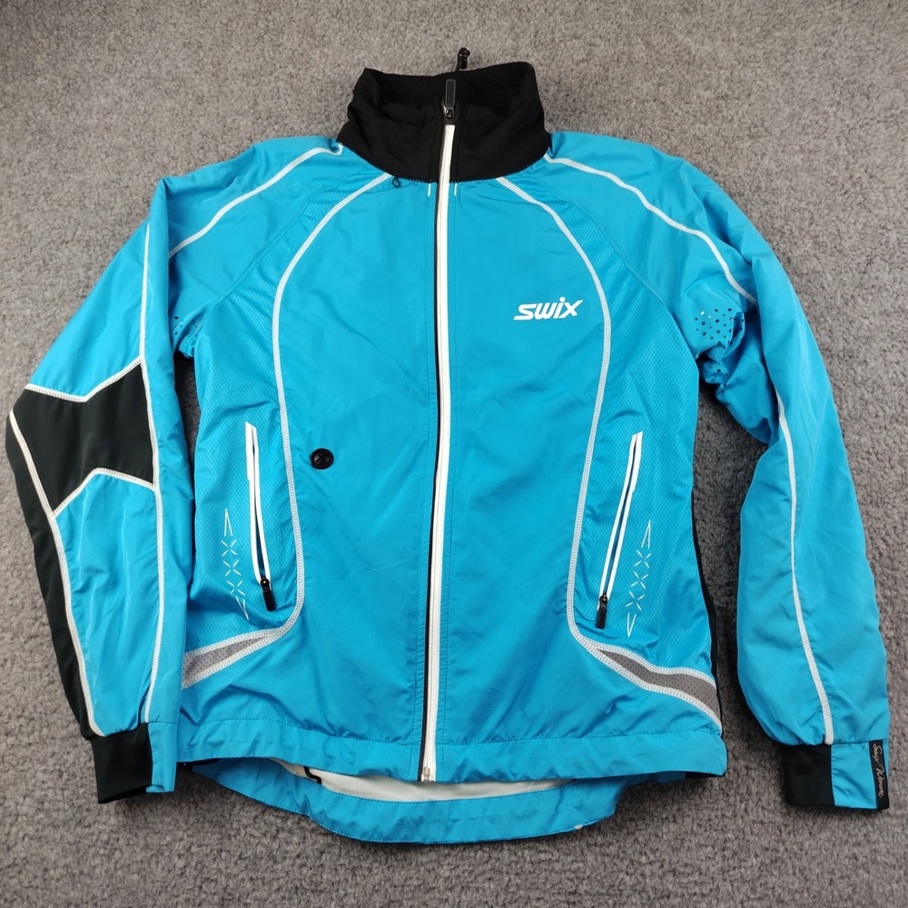 Swix Star X Women's Lightweight Athletic Training Jacket Sz Medium